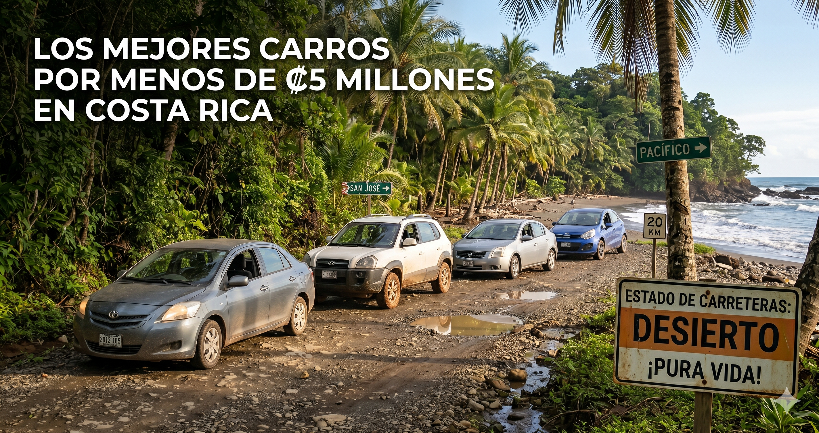 Los Mejores Carros por Menos de ₡5 Millones en Costa Rica (2026) (2027)