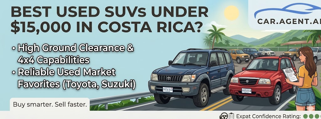 Best Used SUVs Under $15,000 in Costa Rica
