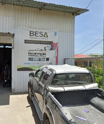 Taller FPALMA enderezado y pintura Nicoya