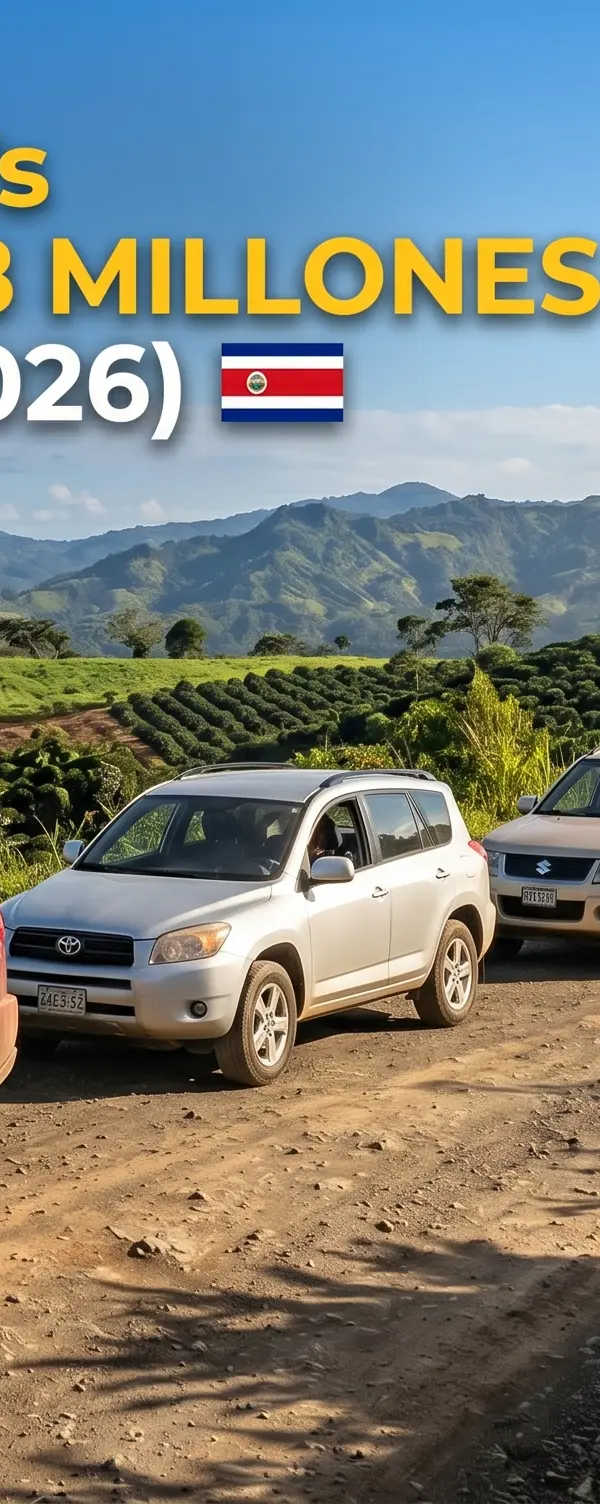 Los mejores SUV por menos de ₡8 millones en Costa Rica (2026)