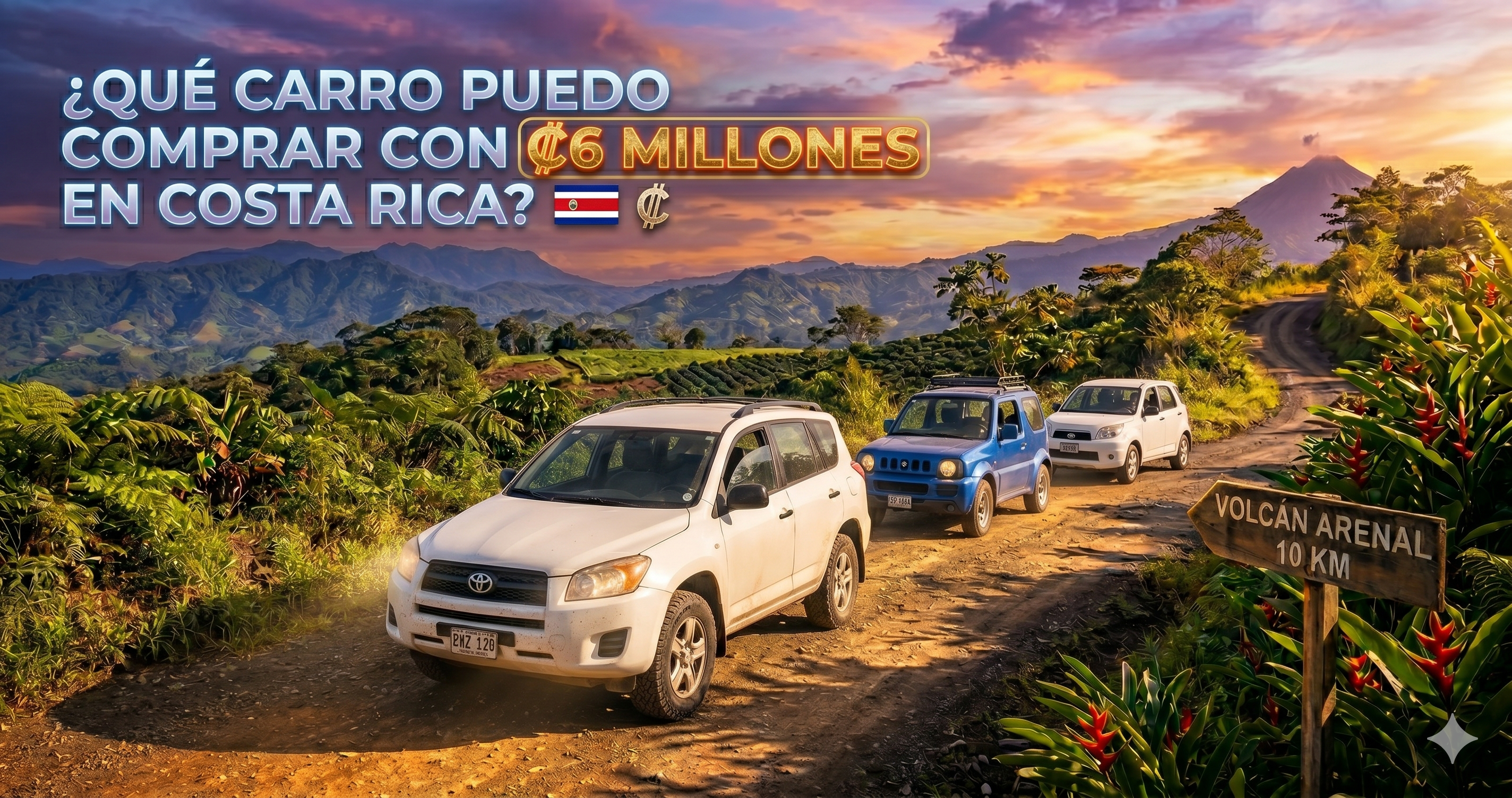 ¿Qué Carro Puedo Comprar con ₡6 Millones en Costa Rica? (2026)