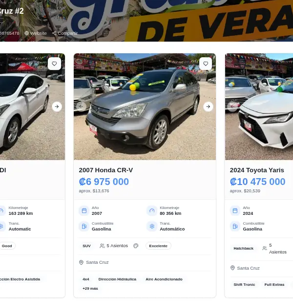 Used vehicles in Santa Cruz, Guanacaste: what to check before buying in 2026