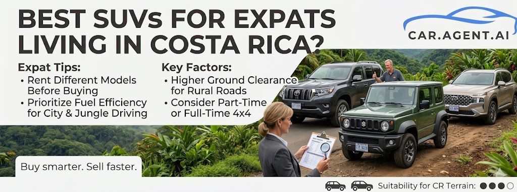 Best SUVs for Expats Living in Costa Rica