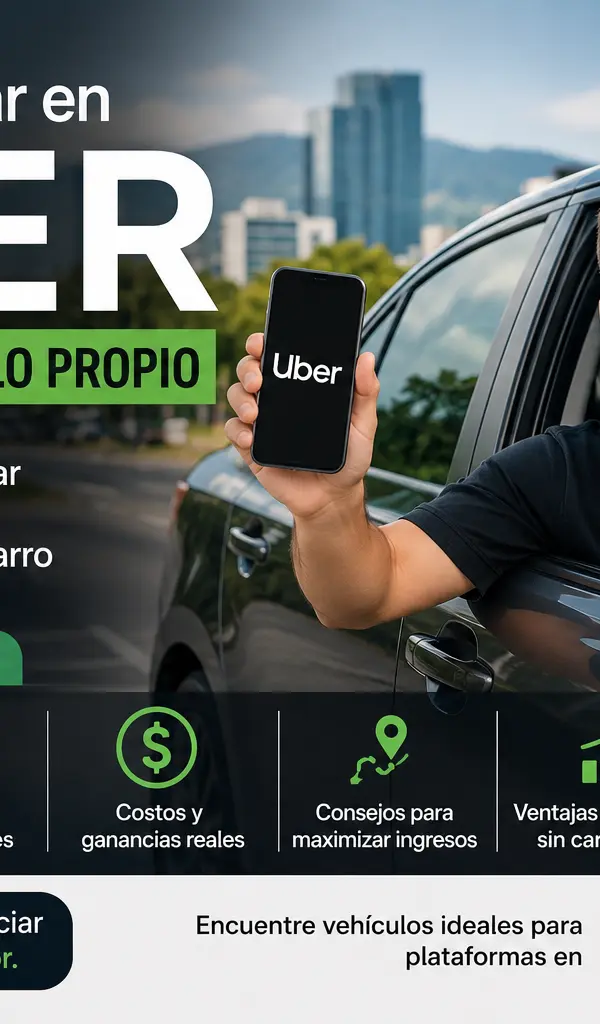 How to Start with Uber Without Owning a Vehicle in Costa Rica (2026)