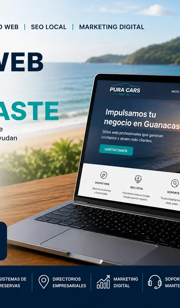 Diseño web en Guanacaste: Más clientes con SEO local en 2026