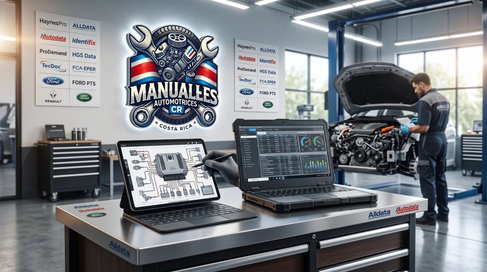 ManualesCR — scanner diagnosis — storefront photo