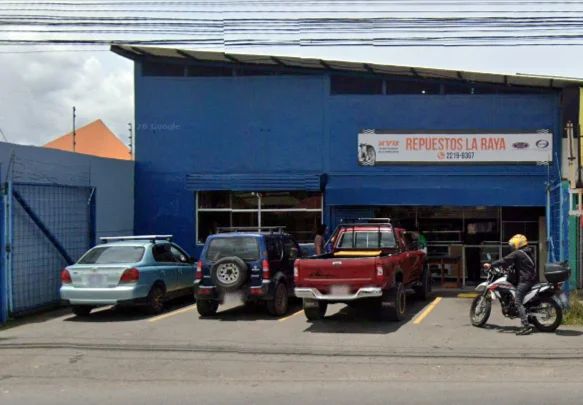 Auto Repuestos La Raya — original parts in San José, Costa Rica — storefront photo
