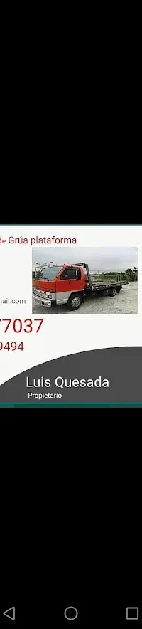 Grúas Plataforma Luis Quesada