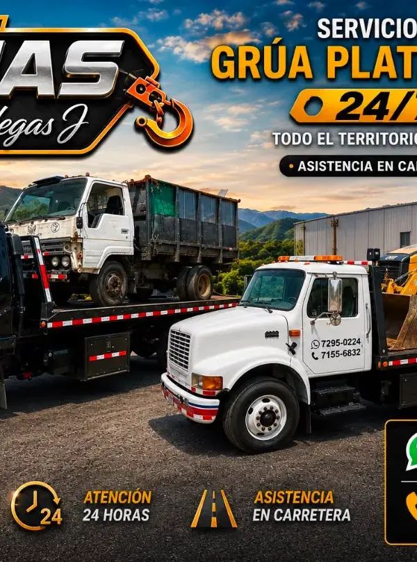 Servicio de Grúa y Plataforma 24/7 en Heredia | Tony Villegas 1