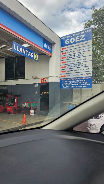 Centro de llantas y servicios Goez — tire rotation in Heredia, Costa Rica — storefront photo